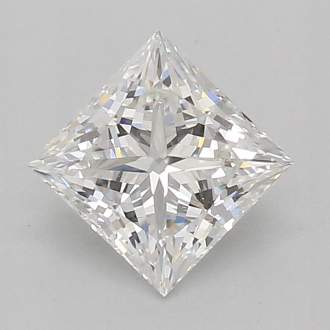 Certified 0.61 Ct Princess cut E VVS1 Loose Diamond