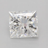 Certified 0.58 Ct Princess cut D VS1 Loose Diamond