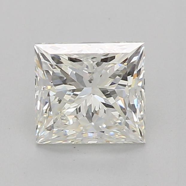 Certified 0.61 Ct Princess cut H SI1 Loose Diamond