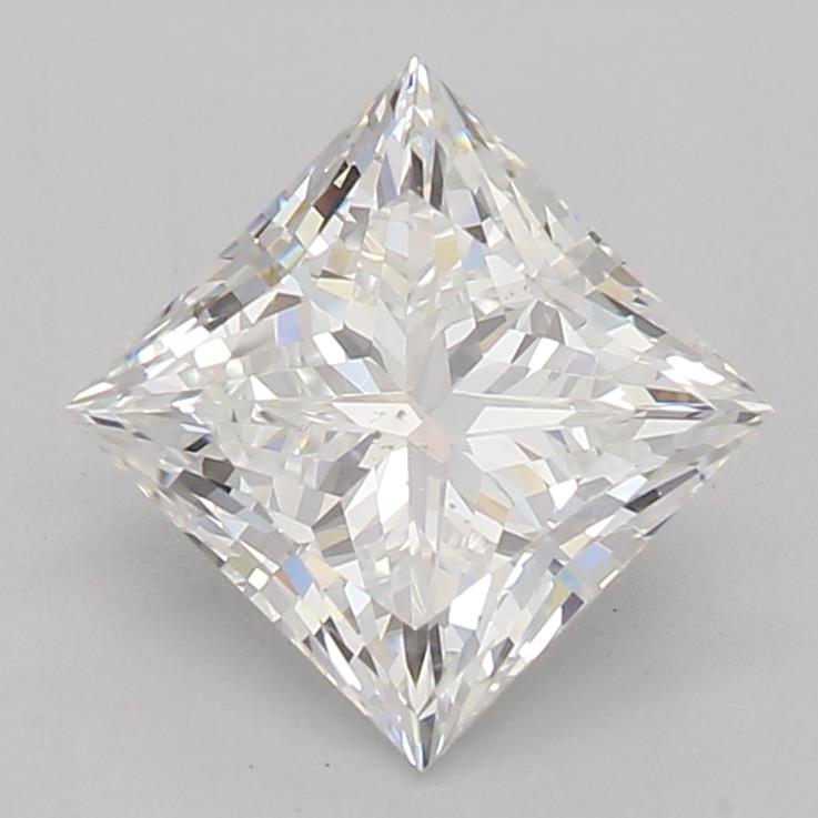Certified 1.05 Ct Princess cut G SI1 Loose Diamond