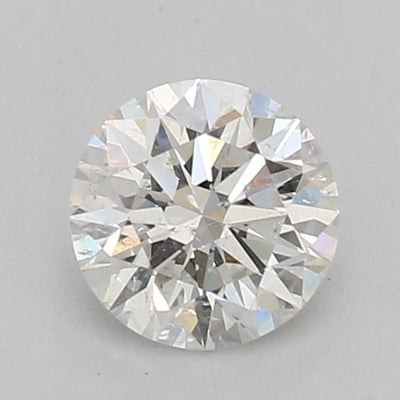 GIA Certified 0.38 Ct Round cut G I1 Loose Diamond