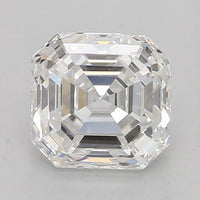 GIA Certified 0.84 Ct Square Emerald cut F VS2 Loose Diamond