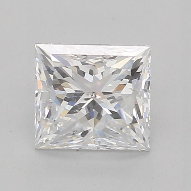 Certified 0.63 Ct Princess cut D SI2 Loose Diamond