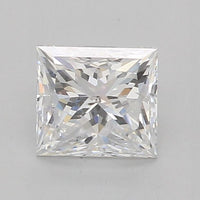 Certified 0.63 Ct Princess cut D SI2 Loose Diamond