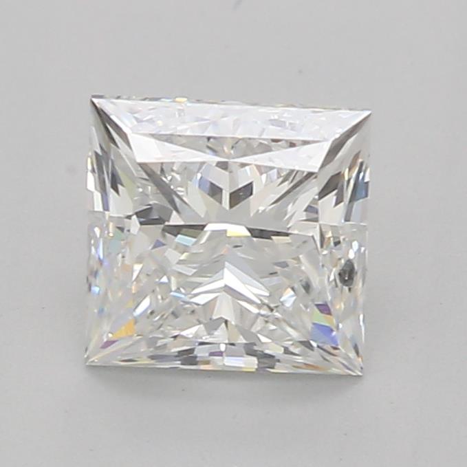 GIA Certified 0.90 Ct Princess cut F SI2 Loose Diamond