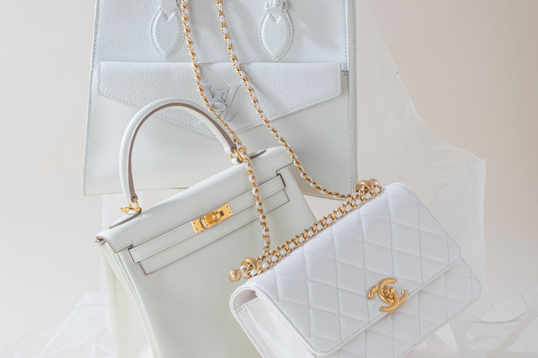 white designer bags