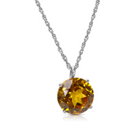 Robert Manse BRAND NEW Created Sapphire Pendant in Sterling Silver with Chain 14mm sv