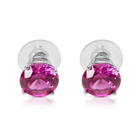 myGemma BRAND NEW Created Sapphire Fashion Earrings in Sterling Silver 10mm av