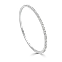 myGemma Diamond Bangle in 14KT White Gold pv