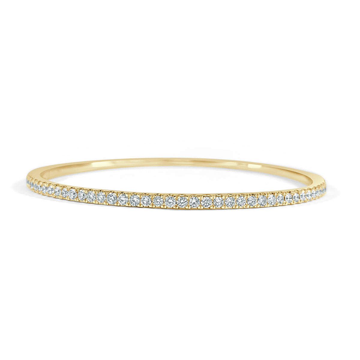 myGemma Diamond Bangle in 14K Yellow Gold (1.00 ctw) fv