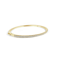 myGemma Diamond Bangle in 14K Yellow Gold (1.00 ctw) sv