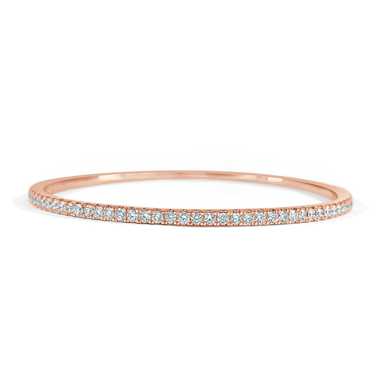 myGemma Diamond Bangle in 14KT Rose Gold 1.00 ctw fv