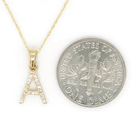 Sabrina Designs Co. 14k Gold & Diamond Initial Necklace  G bv
