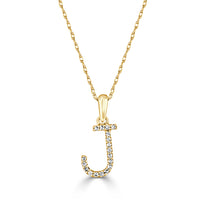 Sabrina Designs Co. 14k White Gold & Diamond Initial Necklace  J bv
