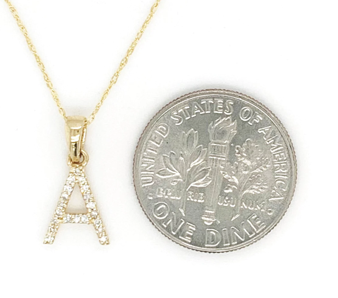 Sabrina Designs Co. Diamond Initial Necklace 