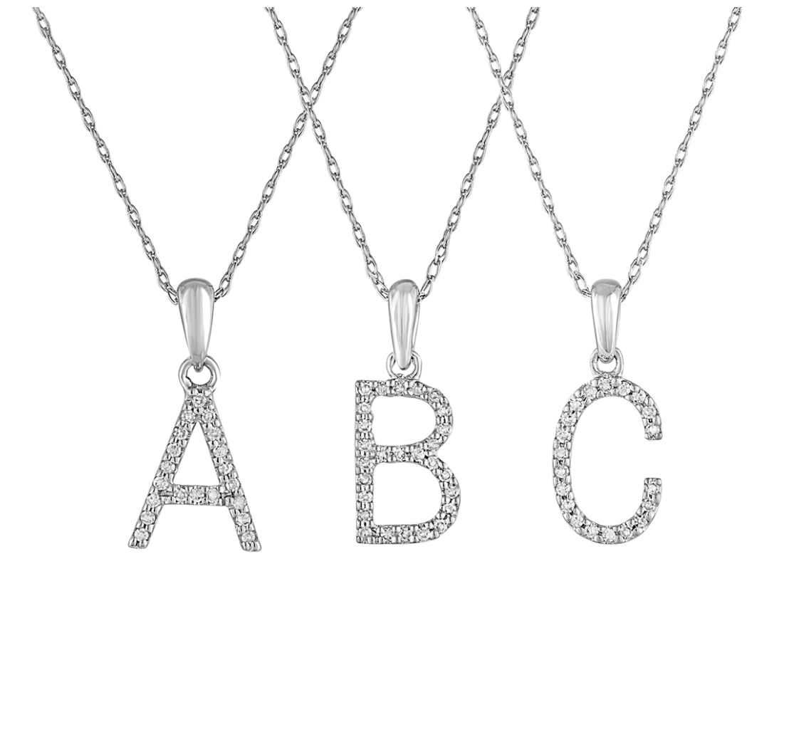 Sabrina Designs Co. Diamond Initial Necklace 
