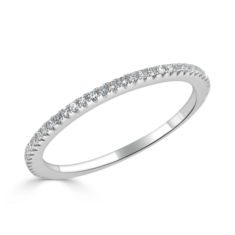 myGemma Diamond Eternity Band in 14K White Gold fv