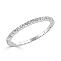 myGemma 14k White Gold & Diamond Eternity Ring fv