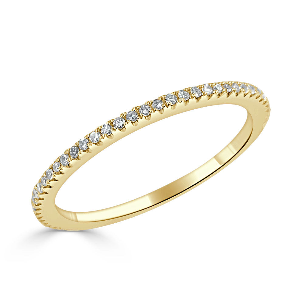 myGemma Diamond Eternity Band in 14K Yellow Gold fv