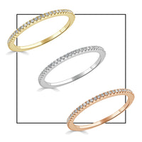 myGemma Diamond Eternity Band in 14k Rose Gold sv