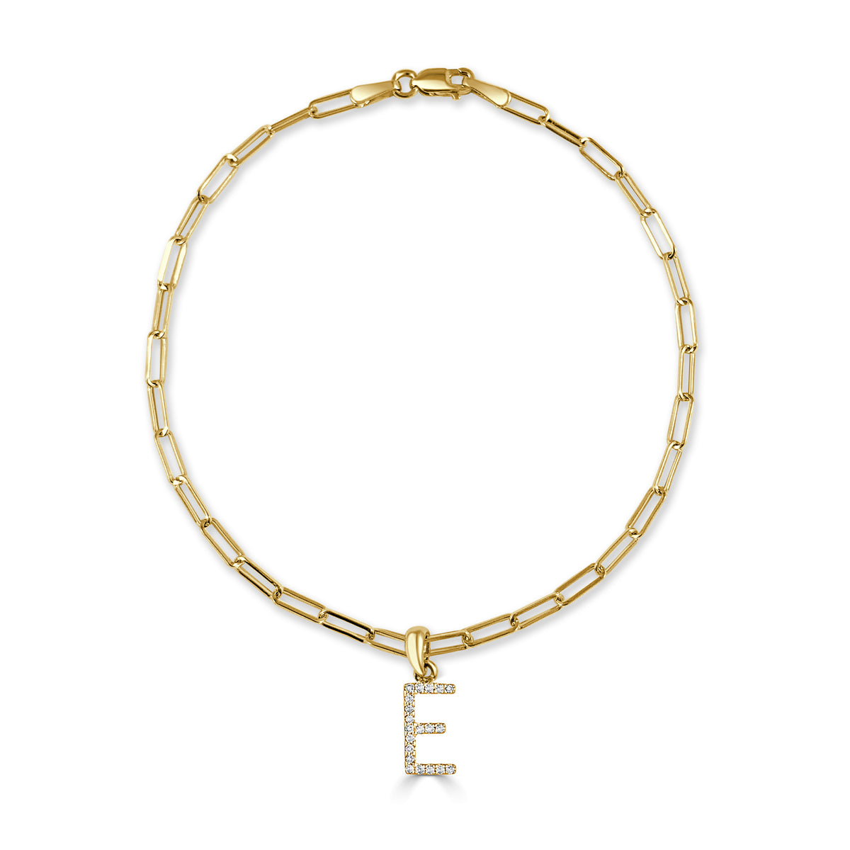 myGemma 14k Gold & Diamond Initial 