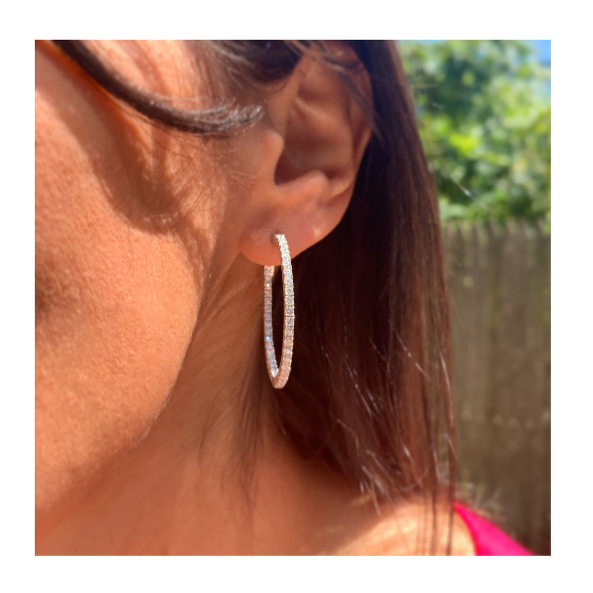 myGemma Flexible Diamond In & Out Hoop Earrings in 14K Gold (1.80 CTW) pv