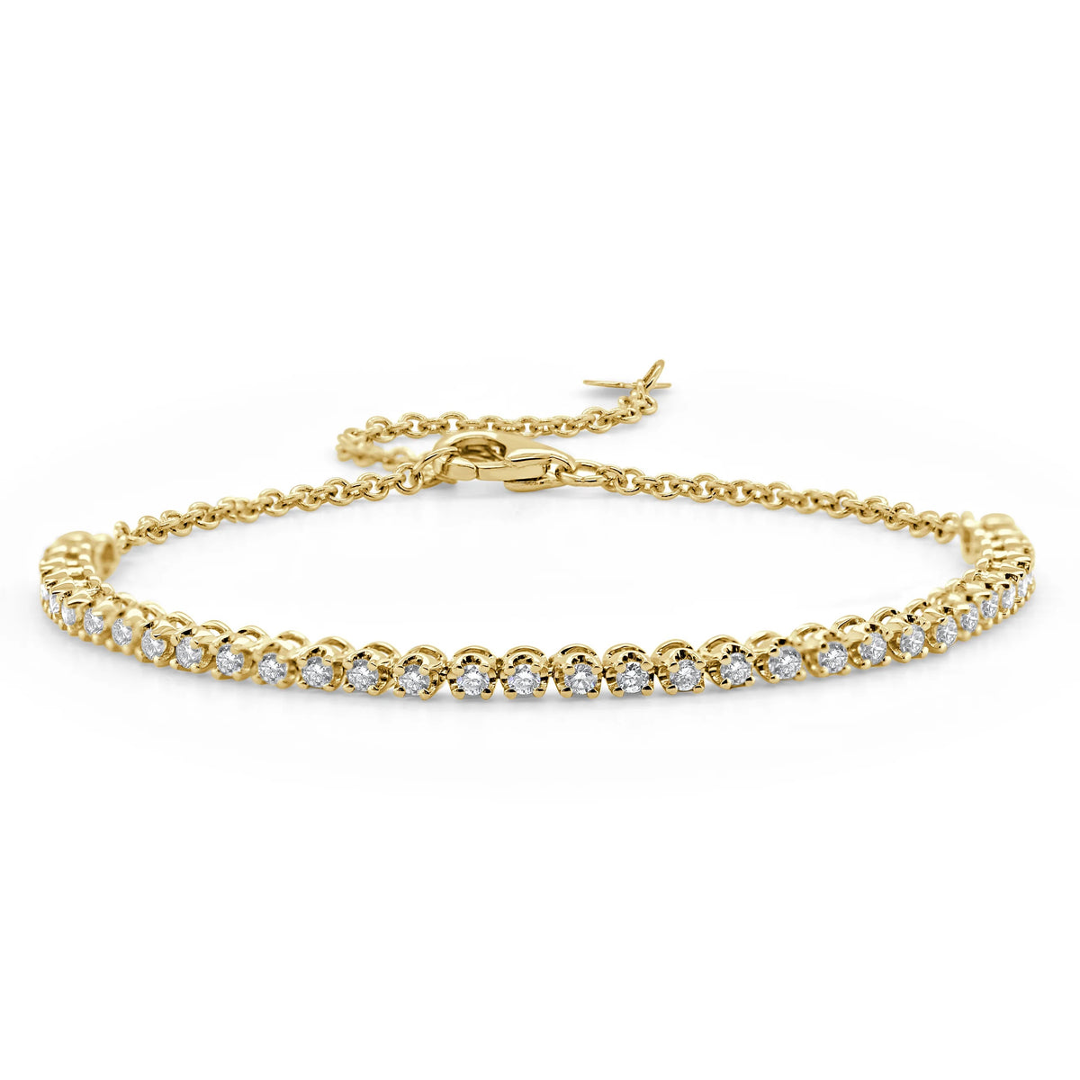 Sabrina Designs Co. Yellow Gold Diamond Bracelet fv