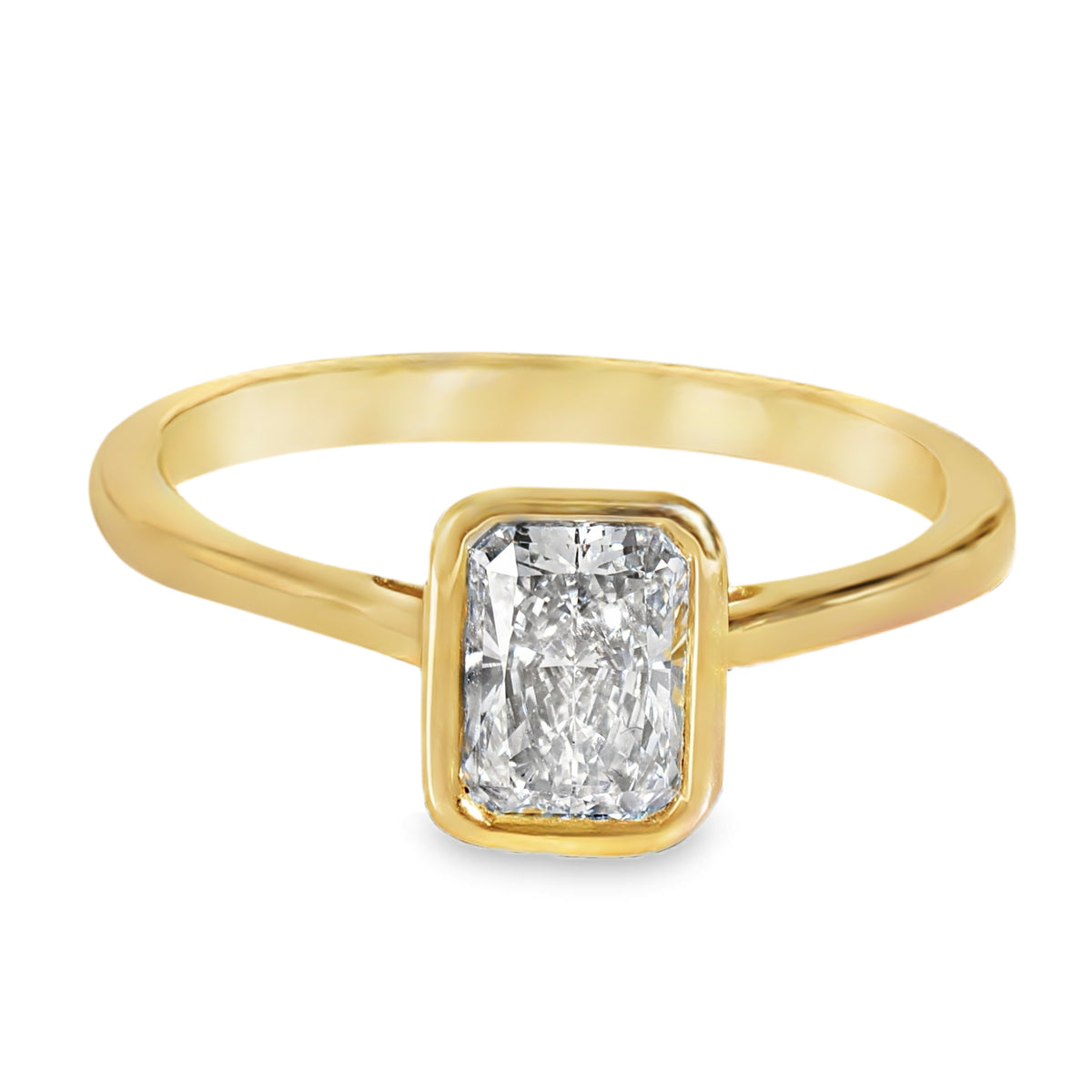 myGemma 1 ctw Yellow Gold Lab Grown Diamond Ring fv