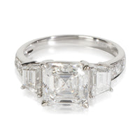 myGemma 4.28 ctw White Gold Lab Grown Diamond Engagement Ring fv