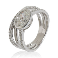 myGemma 1.41 ctw White Gold Lab Grown Diamond Ring clasp