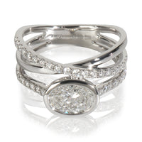 myGemma 1.41 ctw White Gold Lab Grown Diamond Ring sv