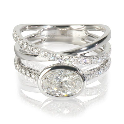 myGemma 1.41 ctw White Gold Lab Grown Diamond Ring fv