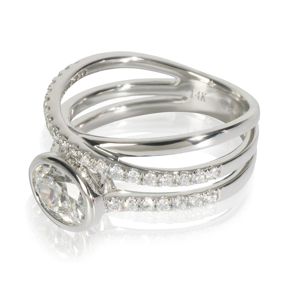 myGemma 1.41 ctw White Gold Lab Grown Diamond Ring pv