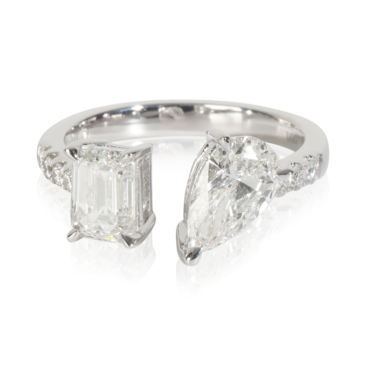 myGemma 2.19 ctw White Gold Lab Grown Diamond Ring fv