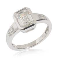 myGemma 2.25 ctw White Gold Lab Grown Diamond Engagement Ring clasp