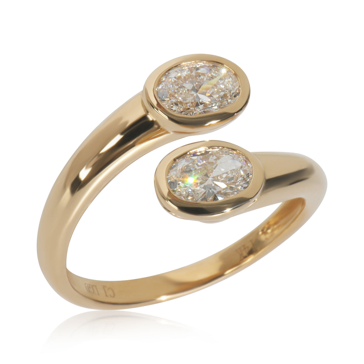 myGemma 1.04 ctw Yellow Gold Lab Grown Diamond Ring bv