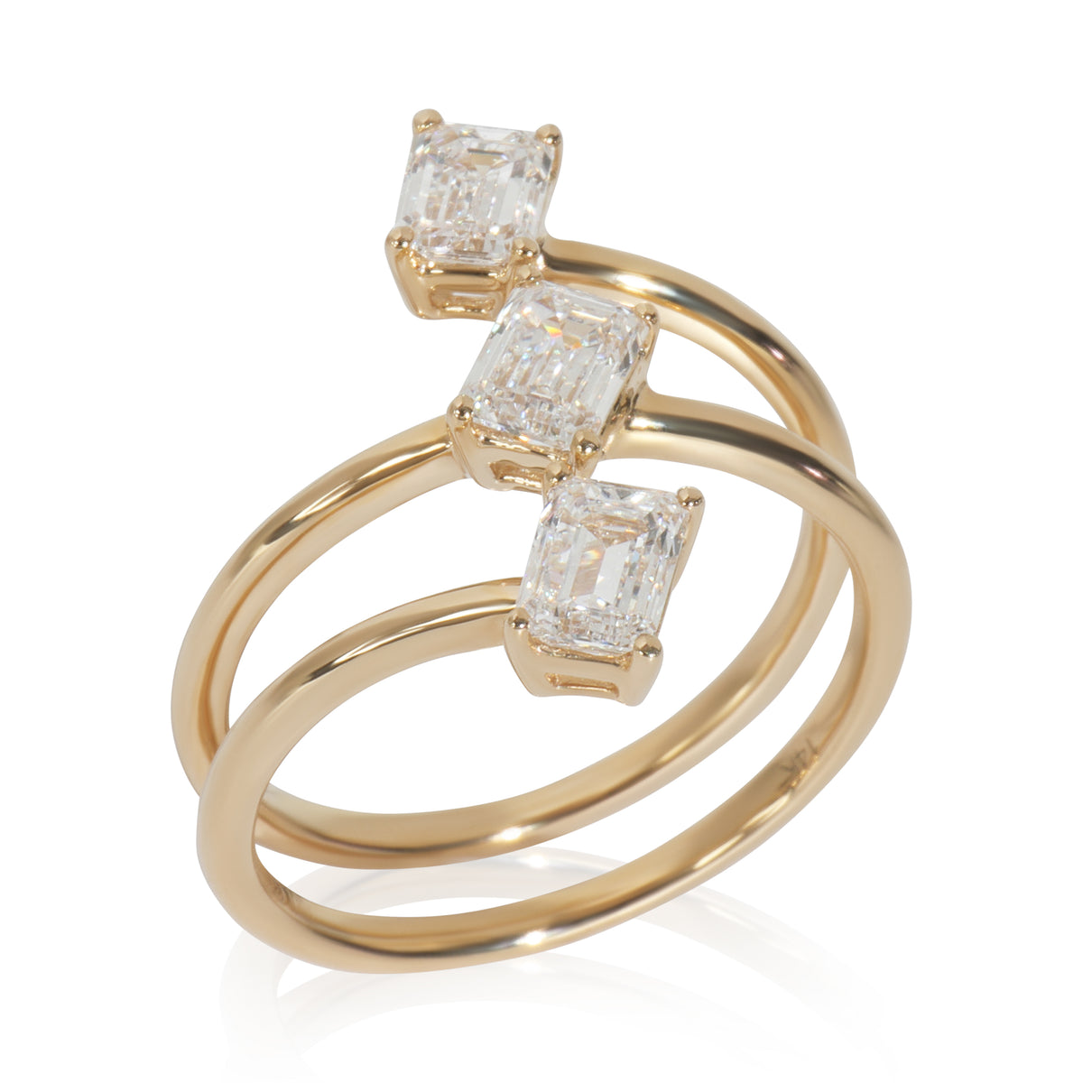 myGemma 1.49 ctw Yellow Gold Lab Grown Diamond Ring pv