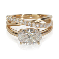 myGemma 2.28 ctw Yellow Gold Lab Grown Diamond Ring fv
