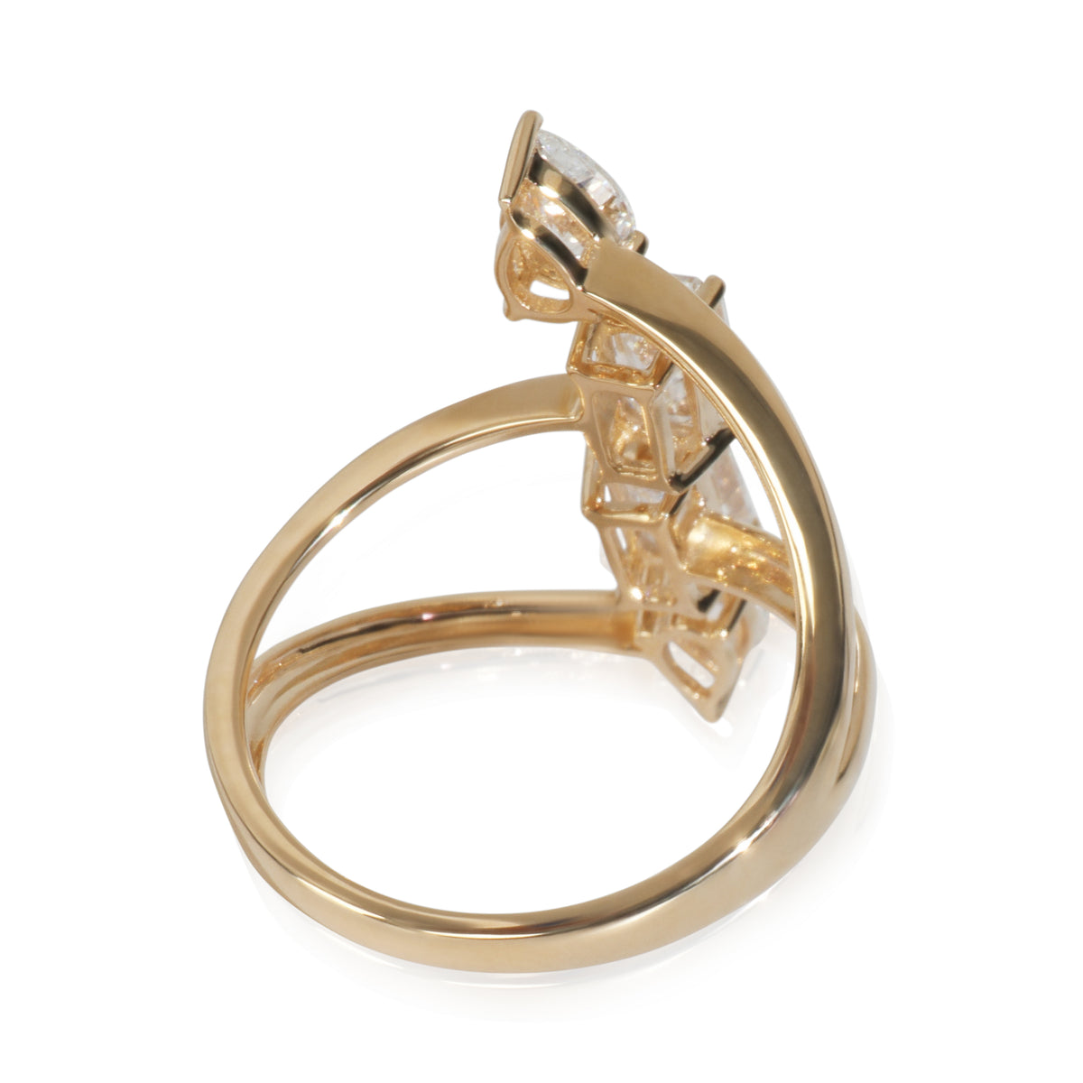 myGemma 2.12 ctw Yellow Gold Lab Grown Diamond Ring bv