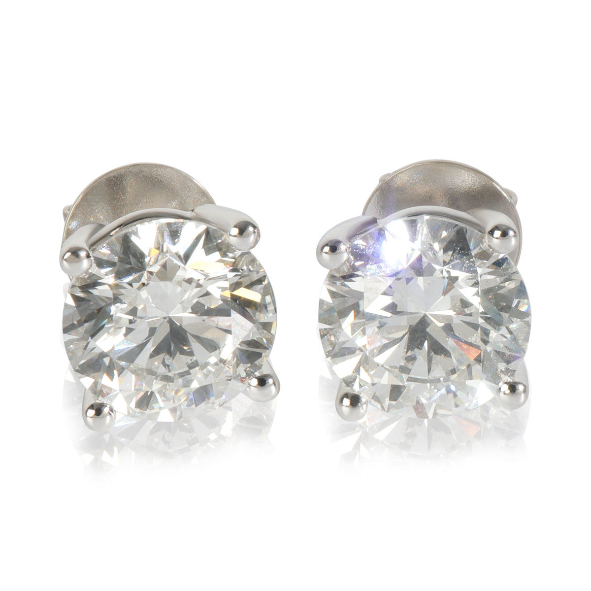 myGemma 6.16 ctw White Gold Lab Grown Diamond Earrings fv