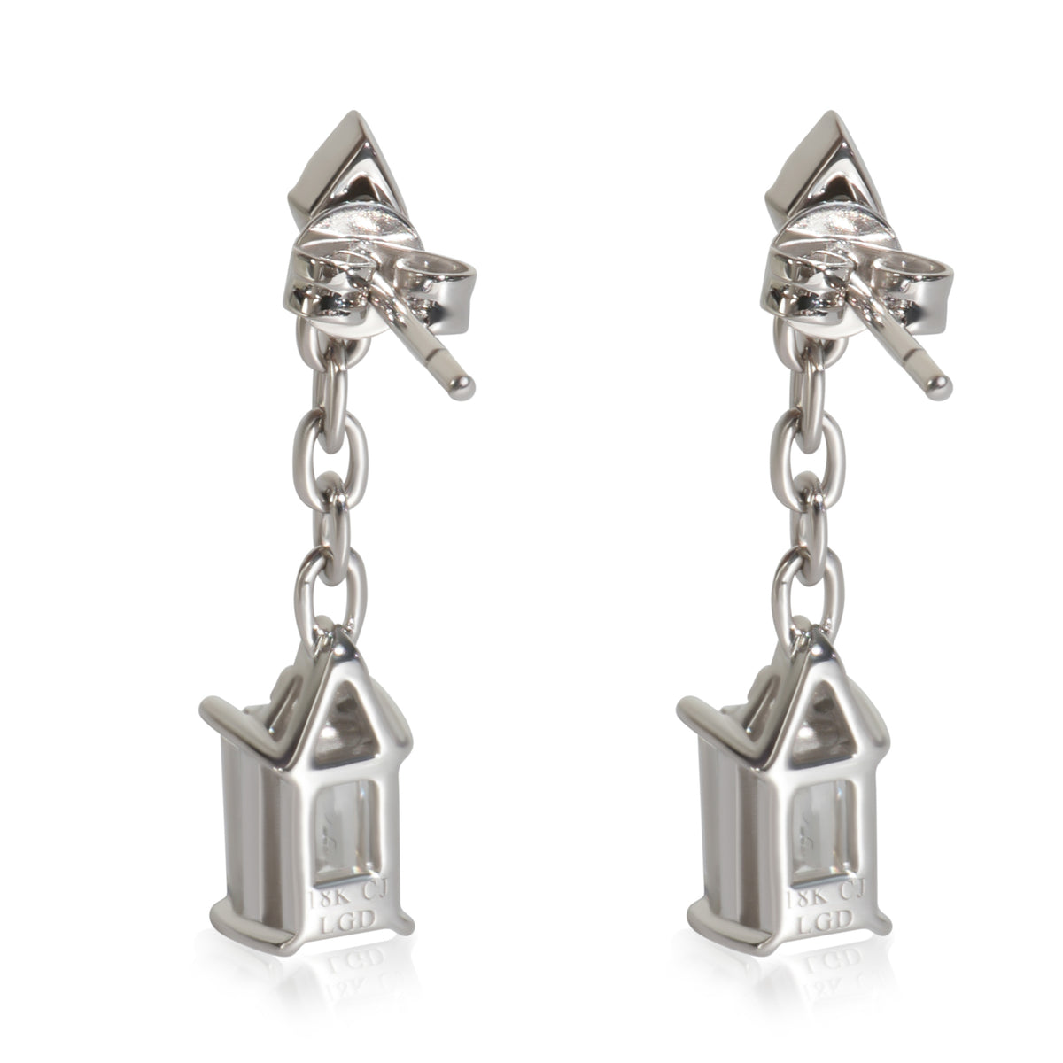 myGemma 2.17 ctw White Gold Lab Grown Diamond Earrings pv