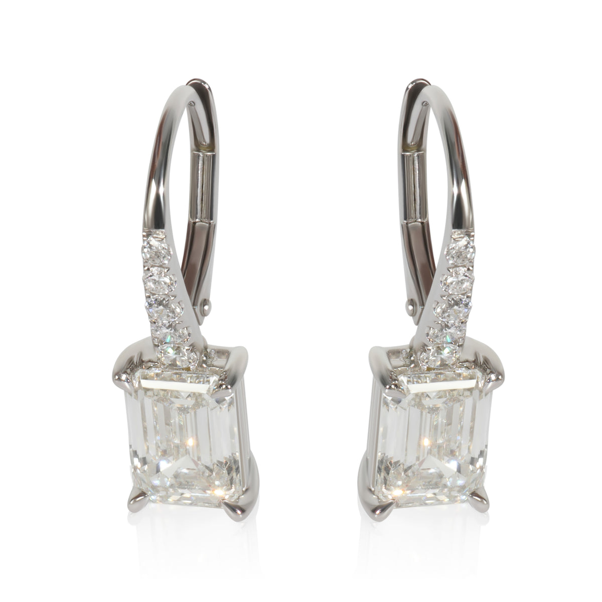 myGemma 3.24 ctw White Gold Lab Grown Diamond Earrings pv