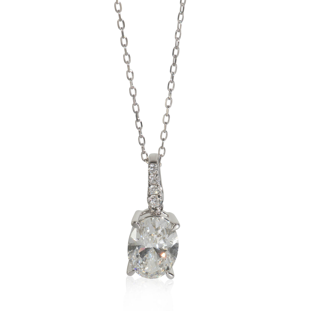 myGemma 1.56 ctw White Gold Lab Grown Diamond Pendant fv