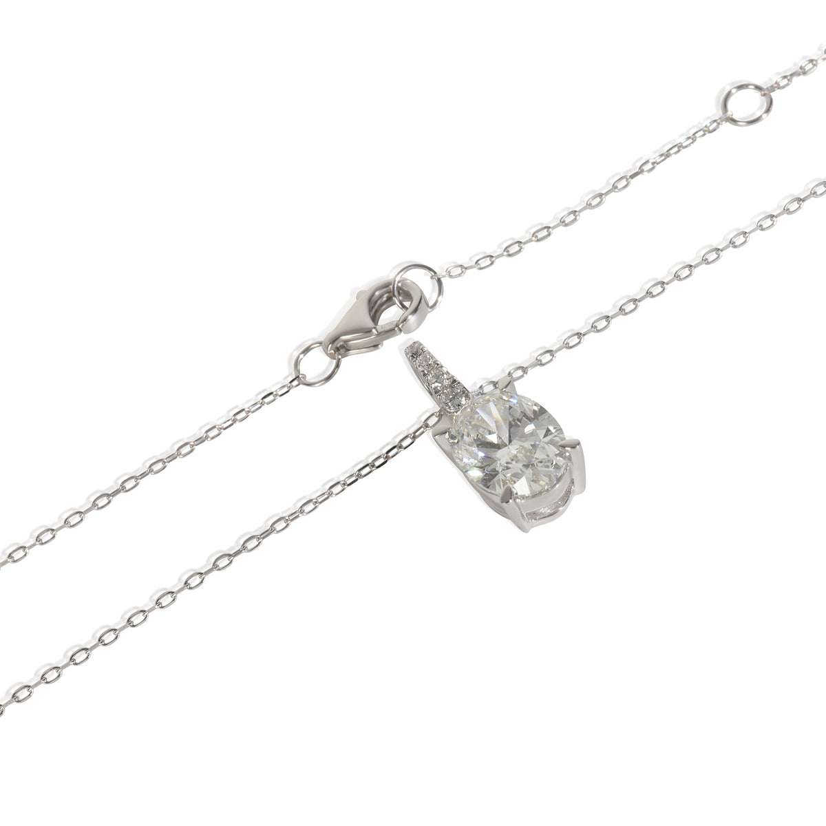 myGemma 1.56 ctw White Gold Lab Grown Diamond Pendant bv