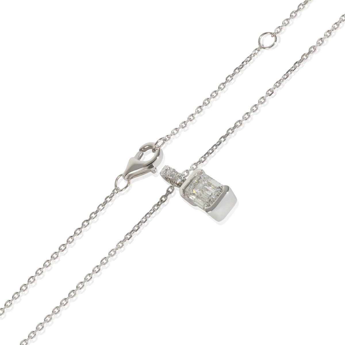 myGemma 1.06 ctw White Gold Lab Grown Diamond Pendant sv