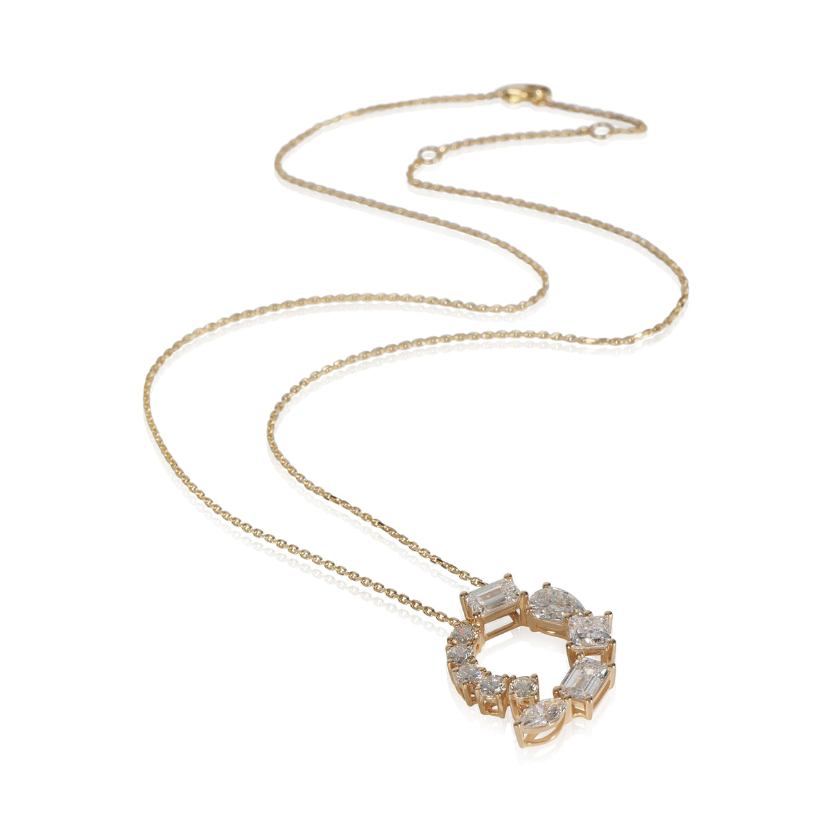 myGemma 2.74 ctw Yellow Gold Lab Grown Diamond Pendant pv