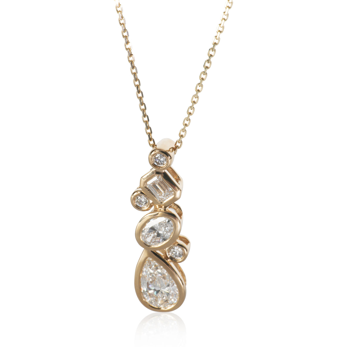 myGemma 2.02 ctw Yellow Gold Lab Grown Diamond Pendant fv