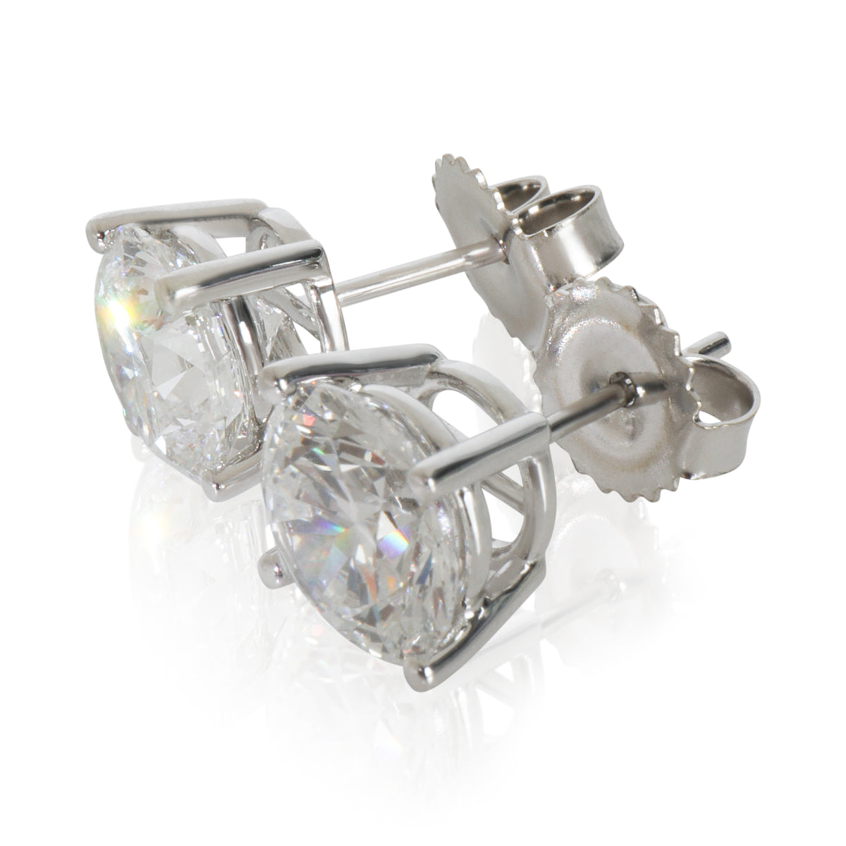 myGemma 4.11 ctw White Gold Lab Grown Diamond Earrings sv