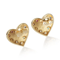 myGemma Yellow Gold  Rainbow Gemstone Earrings bv