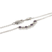 myGemma White Gold Amethyst and Diamond Pendant sv